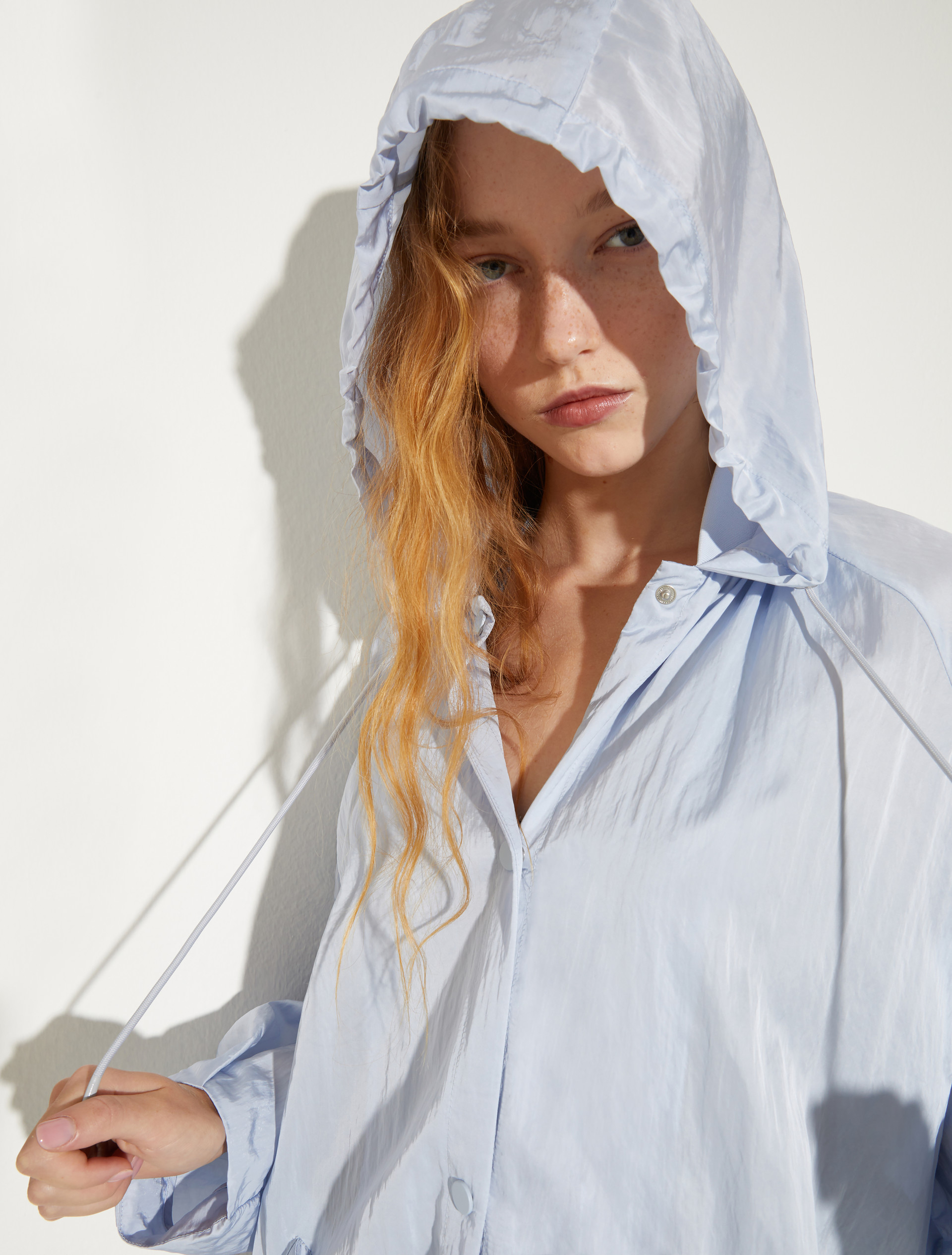Oversized parachute parka - SKY-BLUE - MAX&Co. - 3