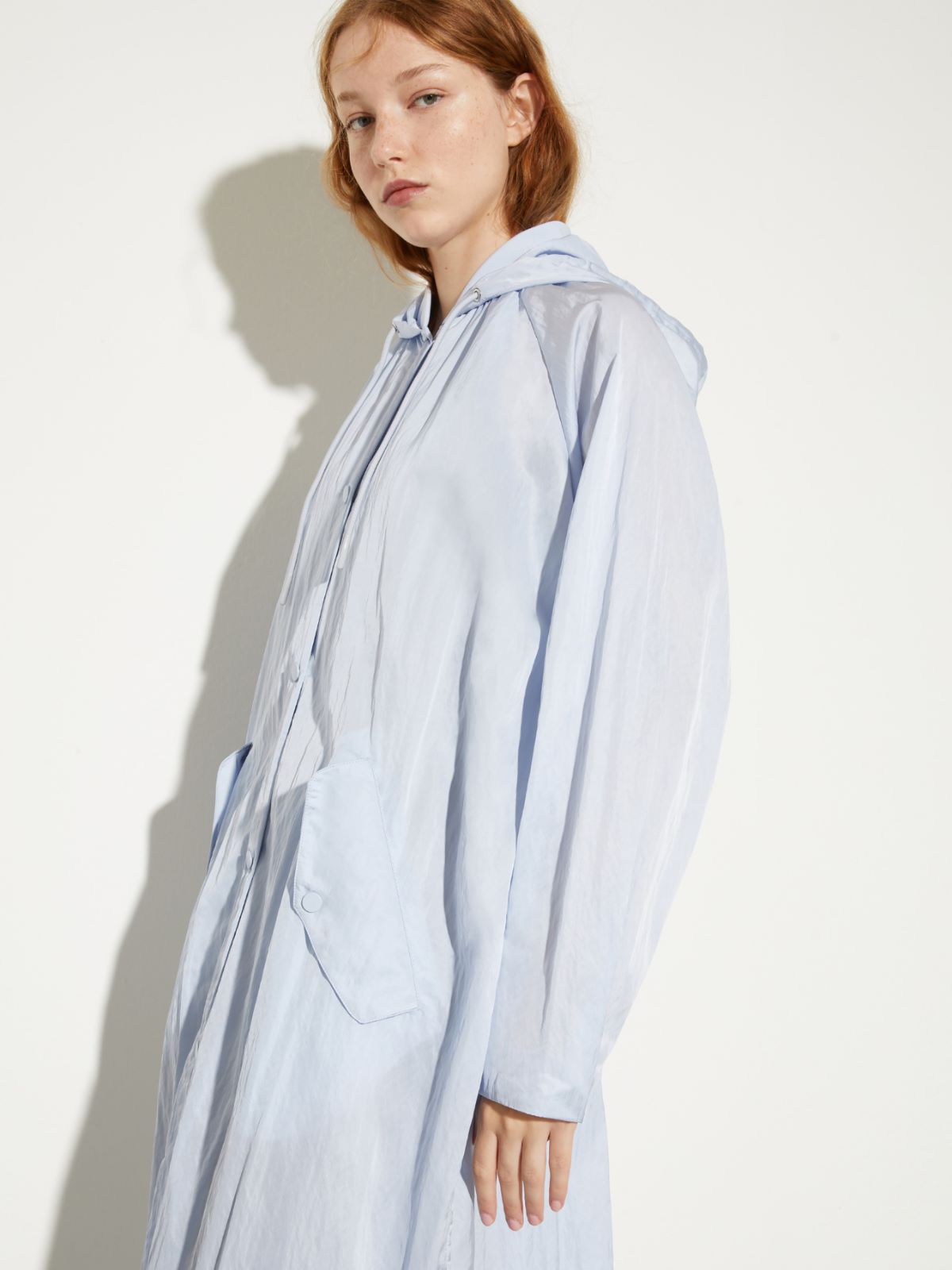 Oversized parachute parka - SKY-BLUE - MAX&Co. - 6