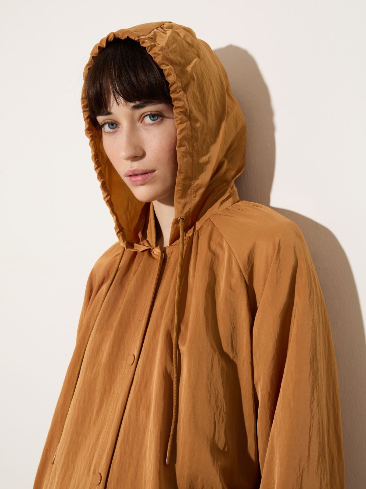 Oversized parachute parka, terra cotta | MAX&Co. Oversized parachute parka - TERRA COTTA - MAX&Co. - 3