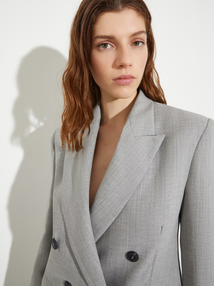 Wool and cotton-blend blazer - MAX&Co. - 3