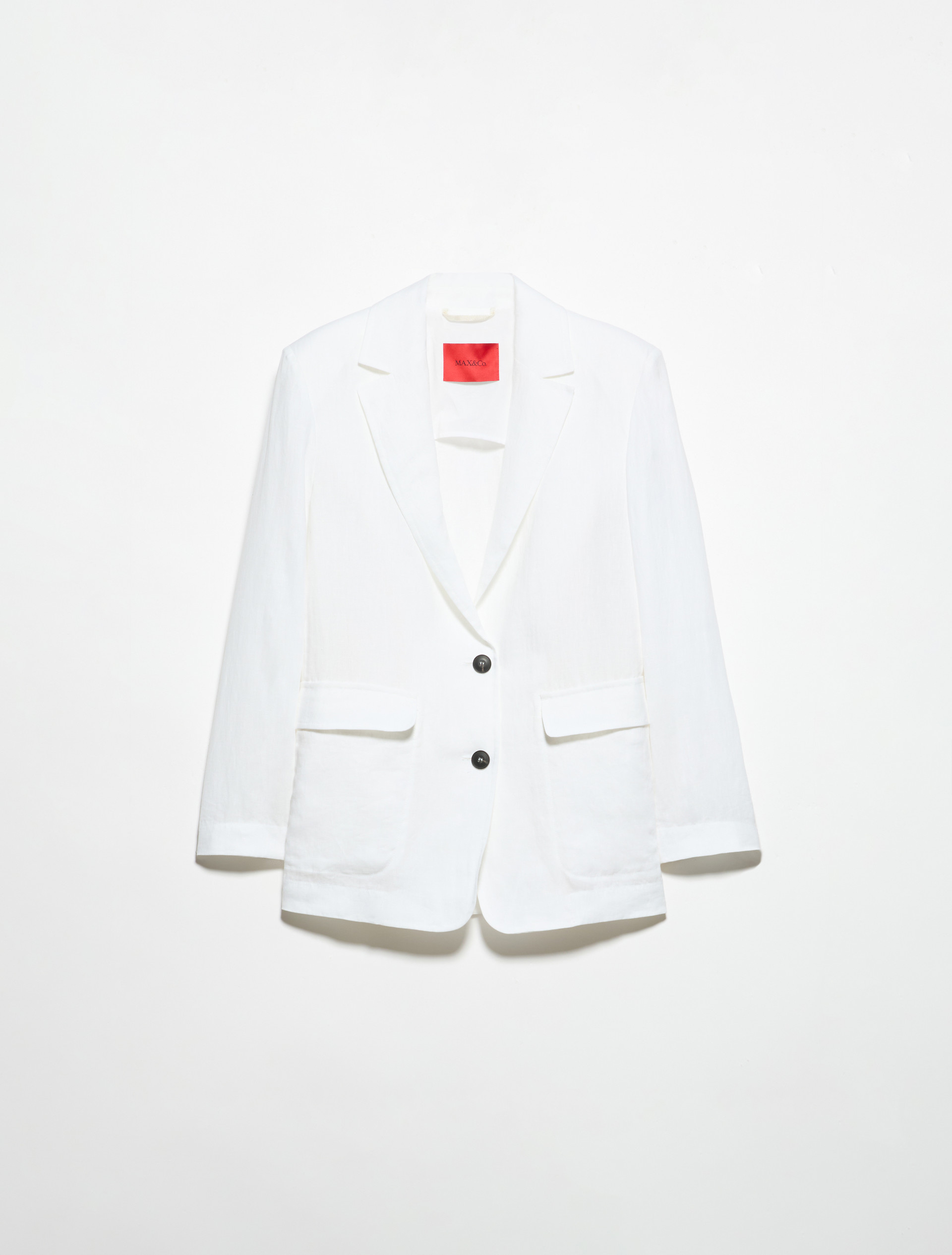 Pure linen blazer - WHITE - MAX&Co. - 5