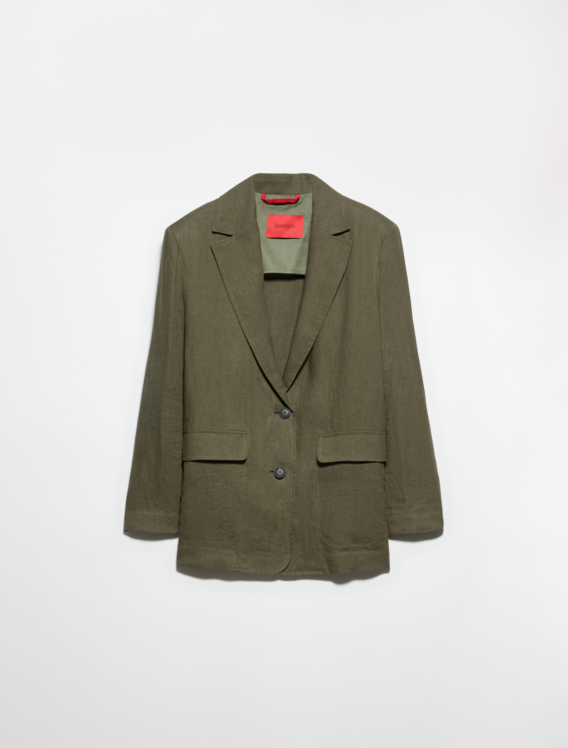 Pure linen blazer - KAKI - MAX&Co. - 5