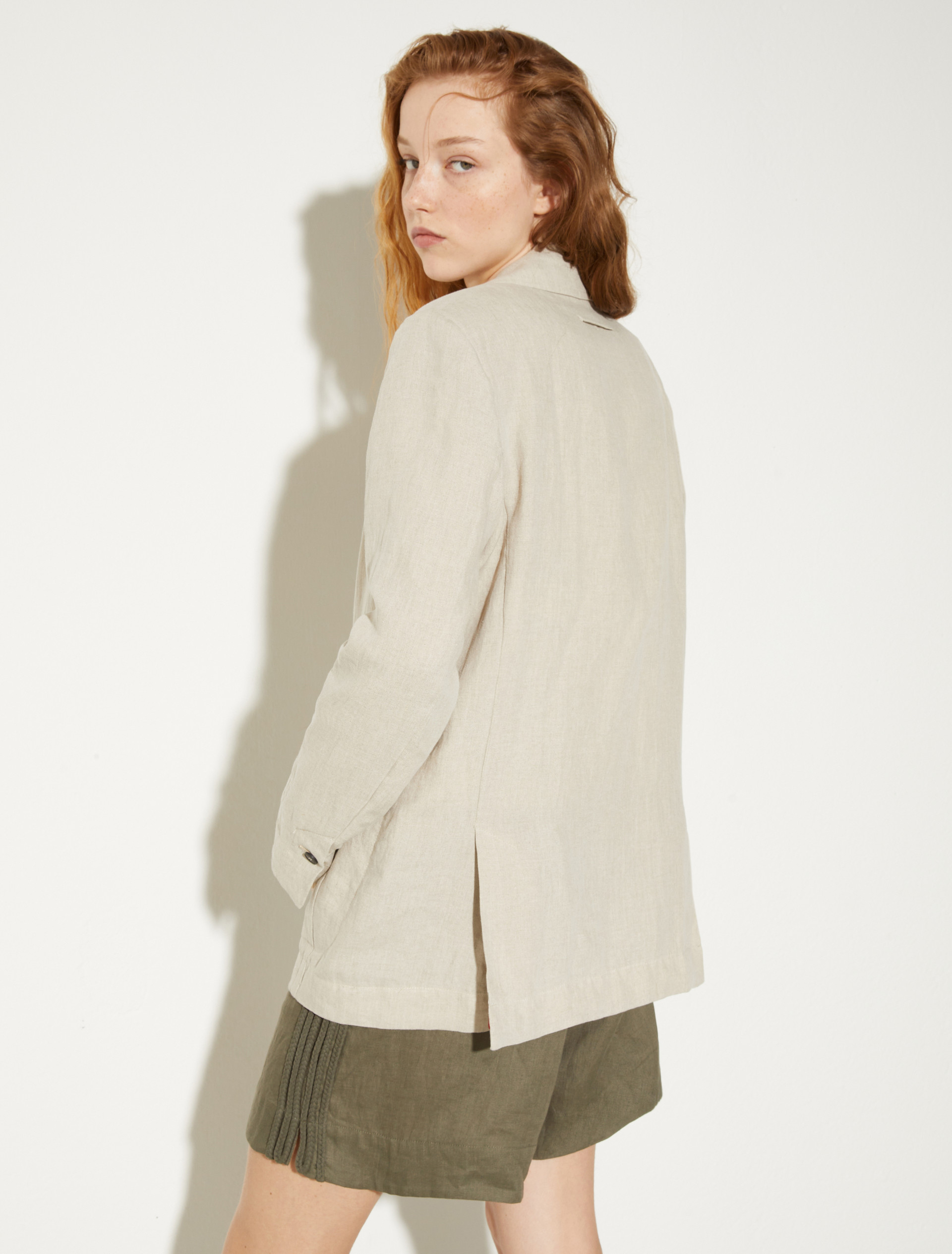Pure linen blazer - OFF-WHITE - MAX&Co. - 2