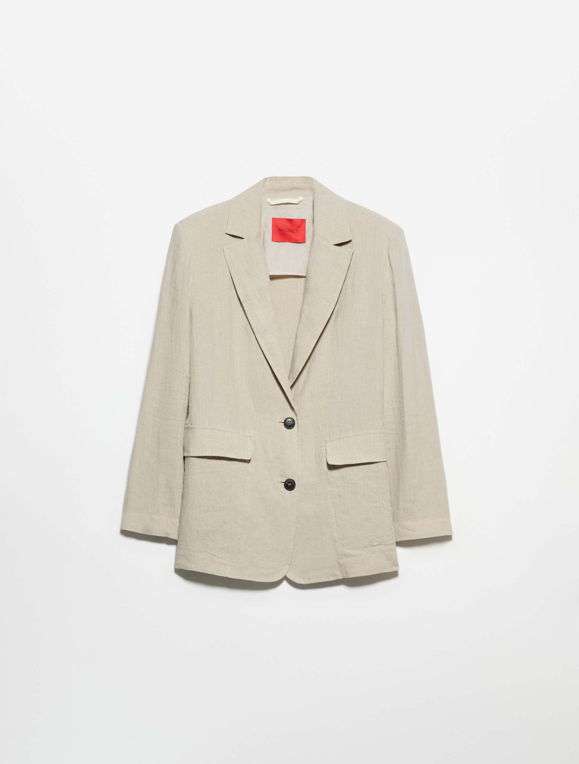 Pure linen blazer - OFF-WHITE - MAX&Co. - 5