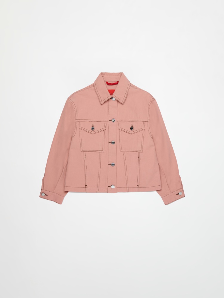 Veste en denim avec logo KID Veste en denim avec logo KID - ROSE - MAX&Co.