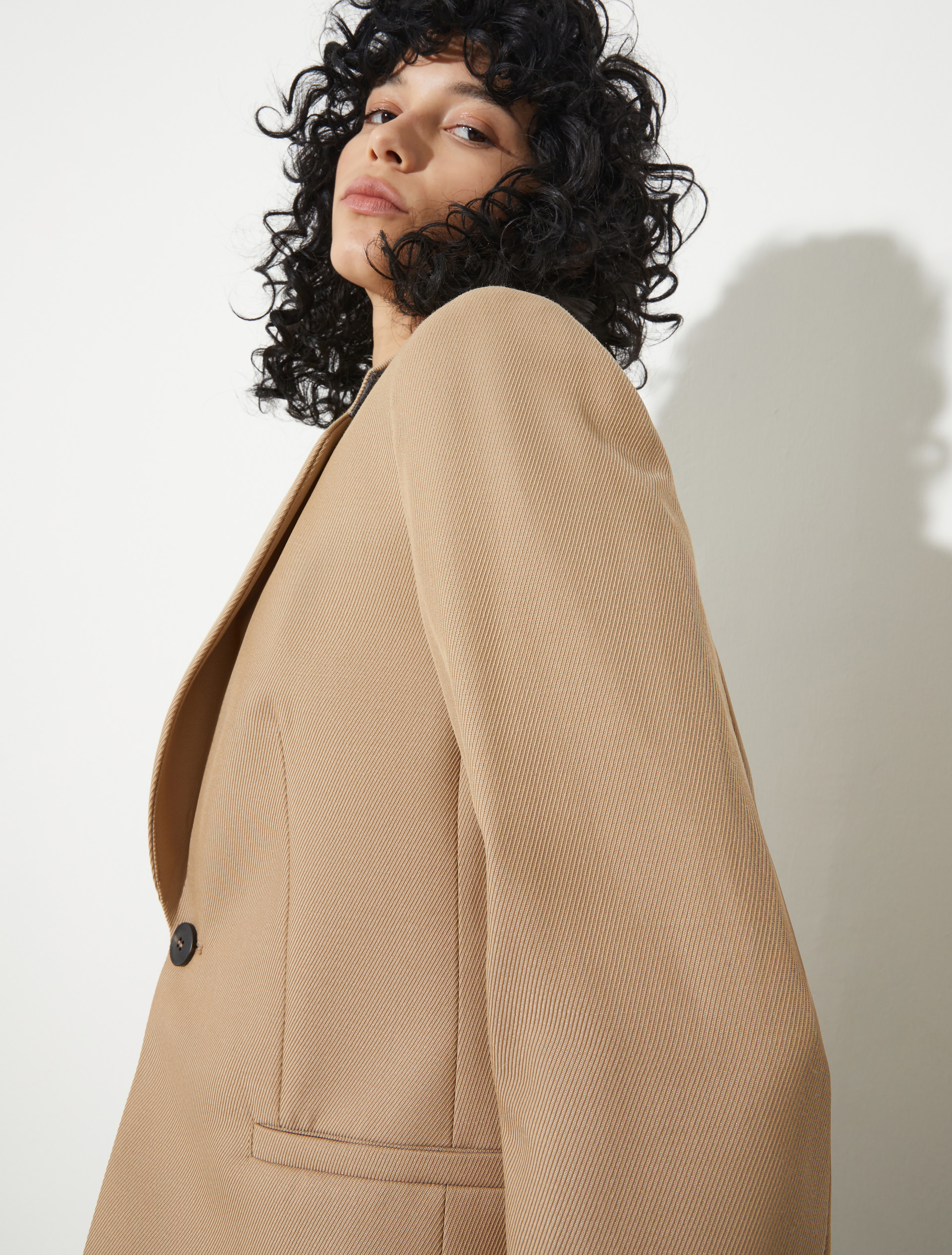 Wool-blend blazer - COFFEE - MAX&Co. - 3