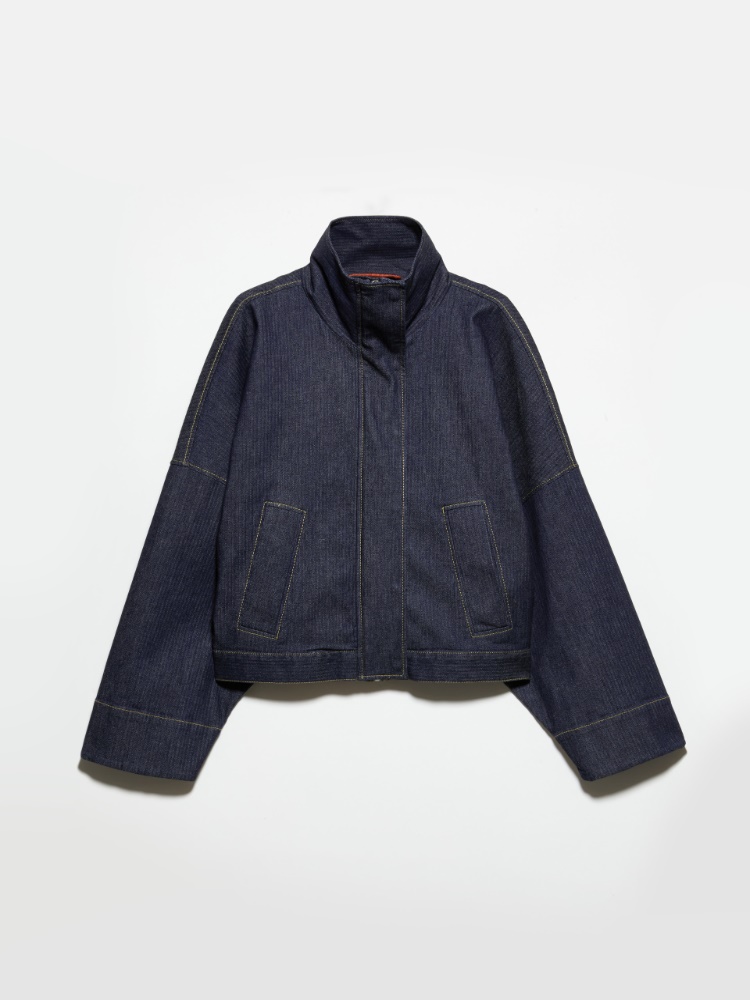 Bomber in denim 3D - BLU - MAX&Co.
