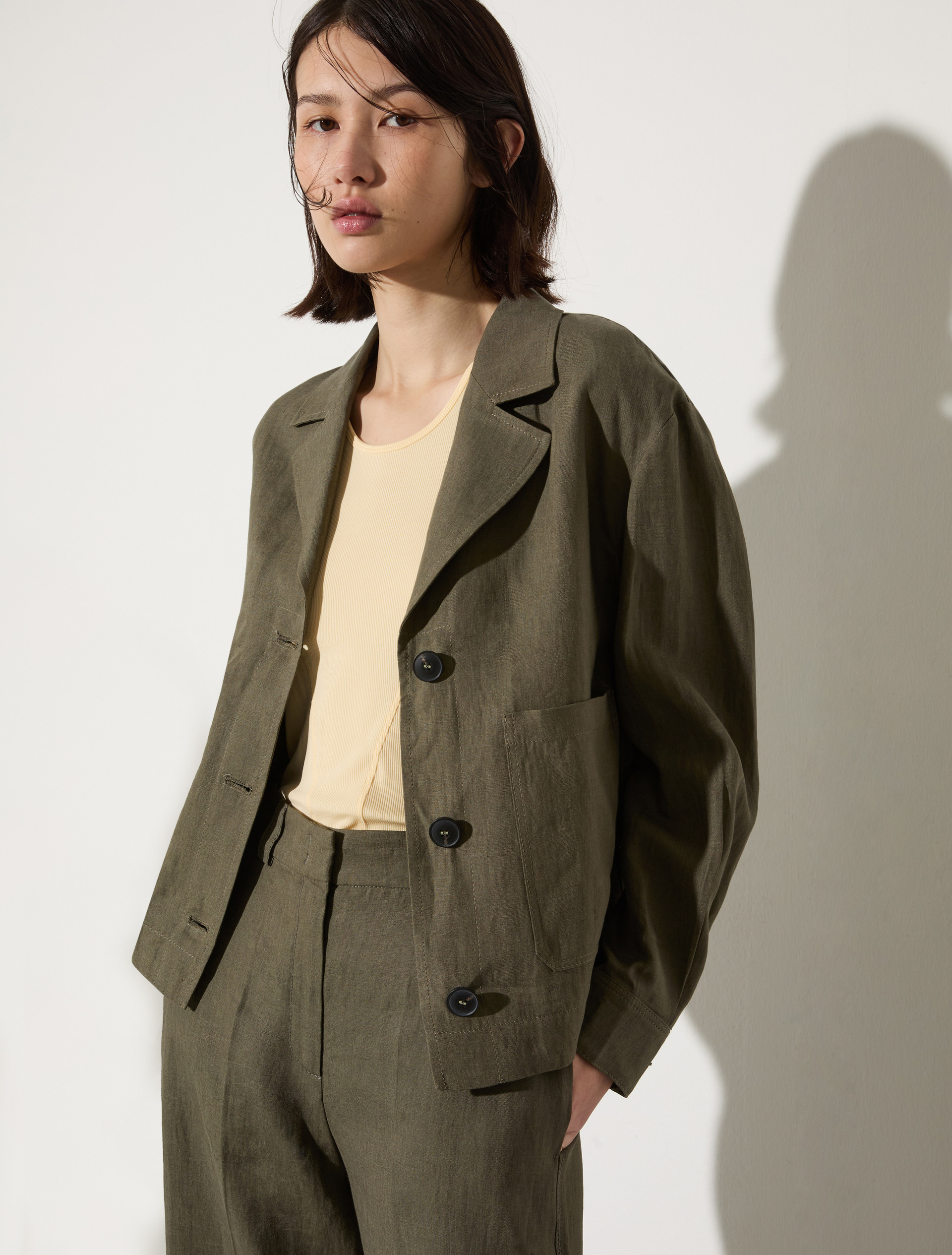 Pure linen boxy jacket - MAX&Co.
