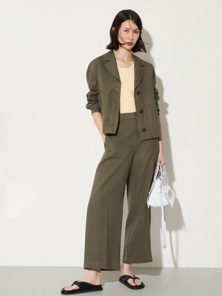 Pure linen boxy jacket - MAX&Co. - 4