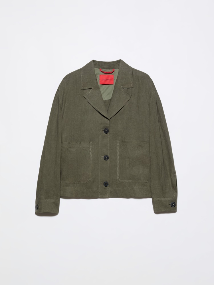 Pure linen boxy jacket - MAX&Co. - 5