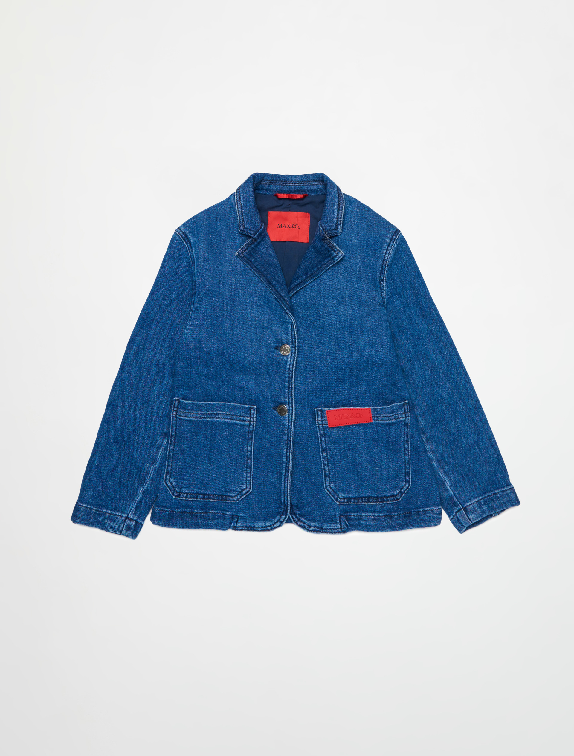 Chaqueta blazer vaquera con logo KID - BLUE JEANS - MAX&Co. - 3