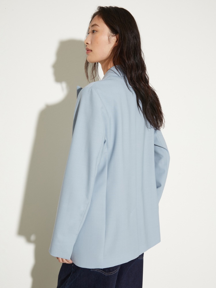 Double-breasted wool-blend blazer - MAX&Co. - 2