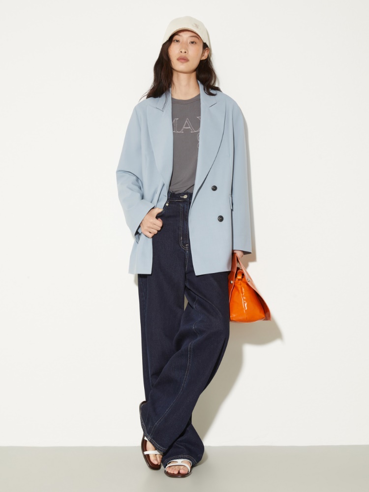 Double-breasted wool-blend blazer - MAX&Co. - 4