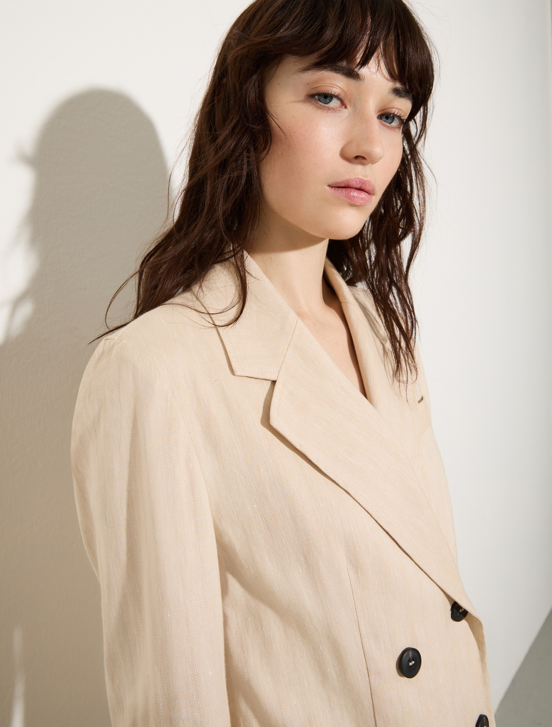 Blazer en lin et coton mélangé - CHANVRE - MAX&Co. - 3