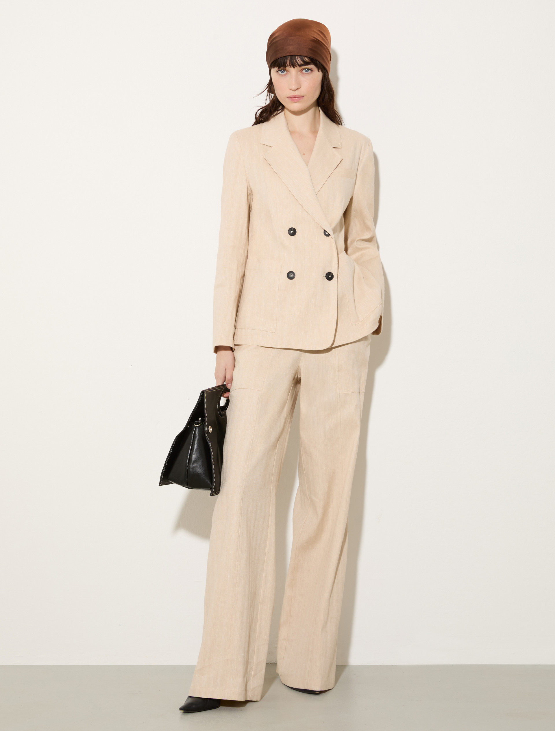 Blazer en lin et coton mélangé - CHANVRE - MAX&Co. - 4