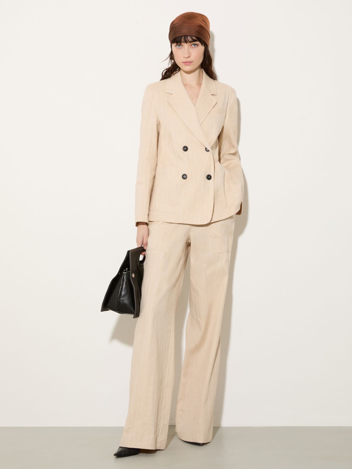 Blazer en lin et coton mélangé - CHANVRE - MAX&Co. - 4