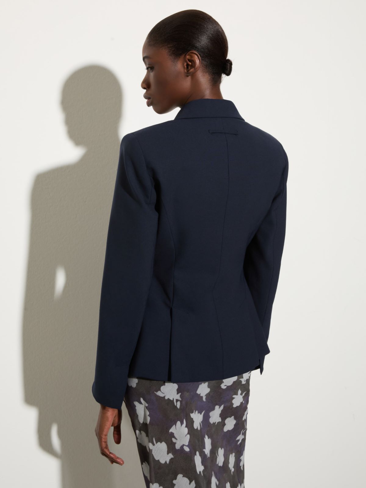 Slim-fit wool-blend blazer - NAVY - MAX&Co. - 2