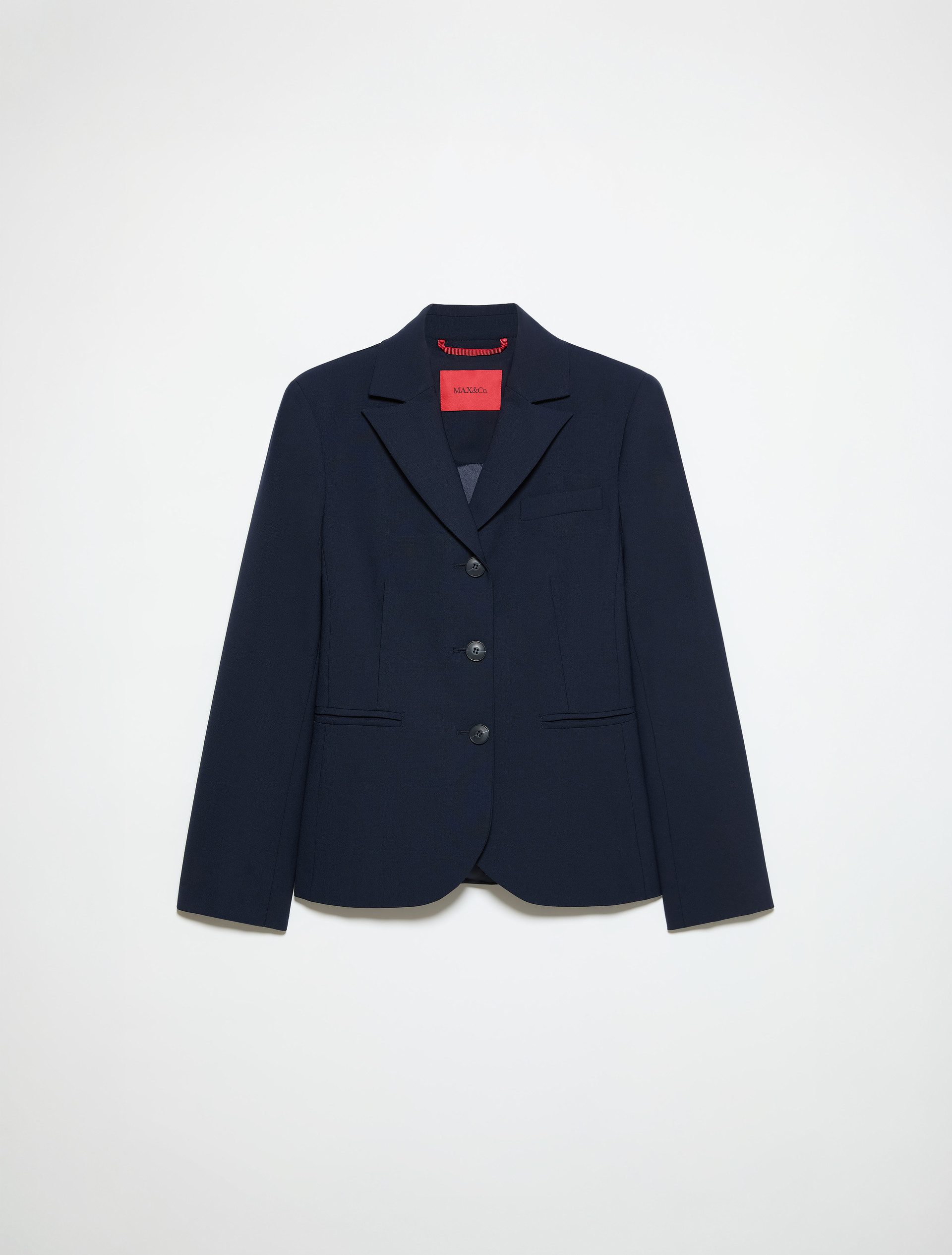 Slim-fit wool-blend blazer - NAVY - MAX&Co. - 5