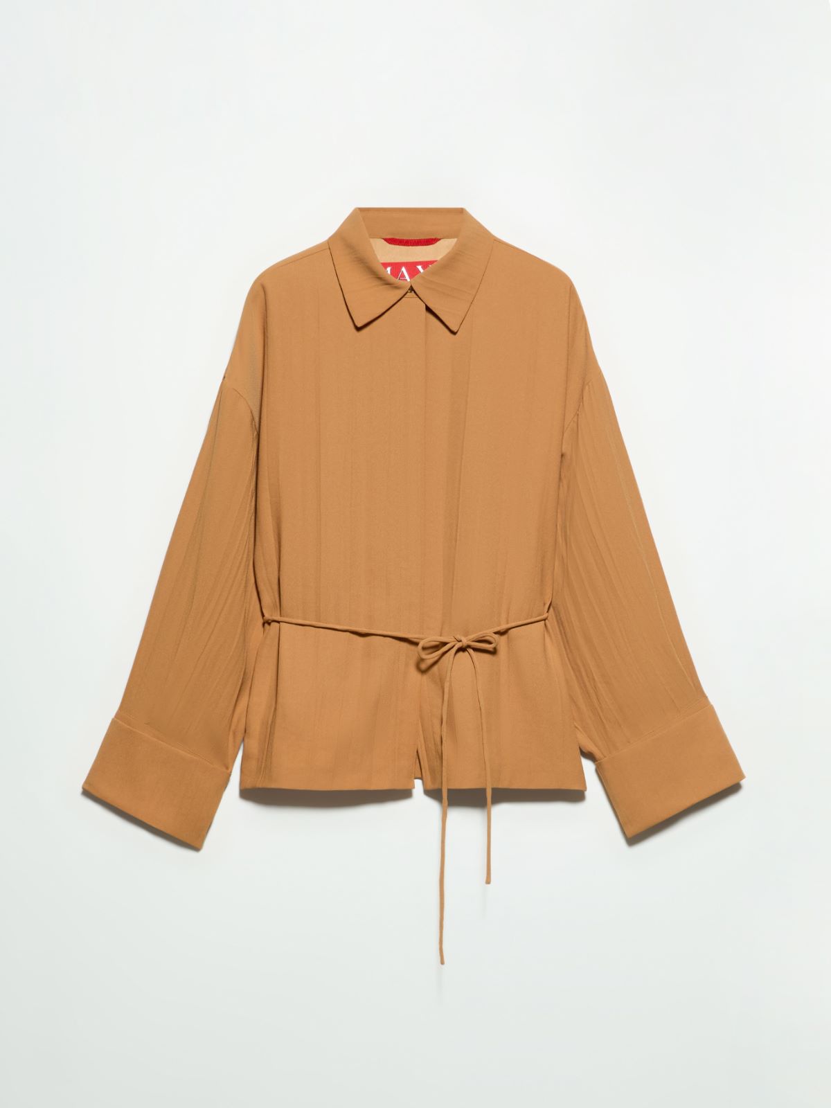 Surchemise en envers-satin froissé - TERRE CUITE - MAX&Co. - 5