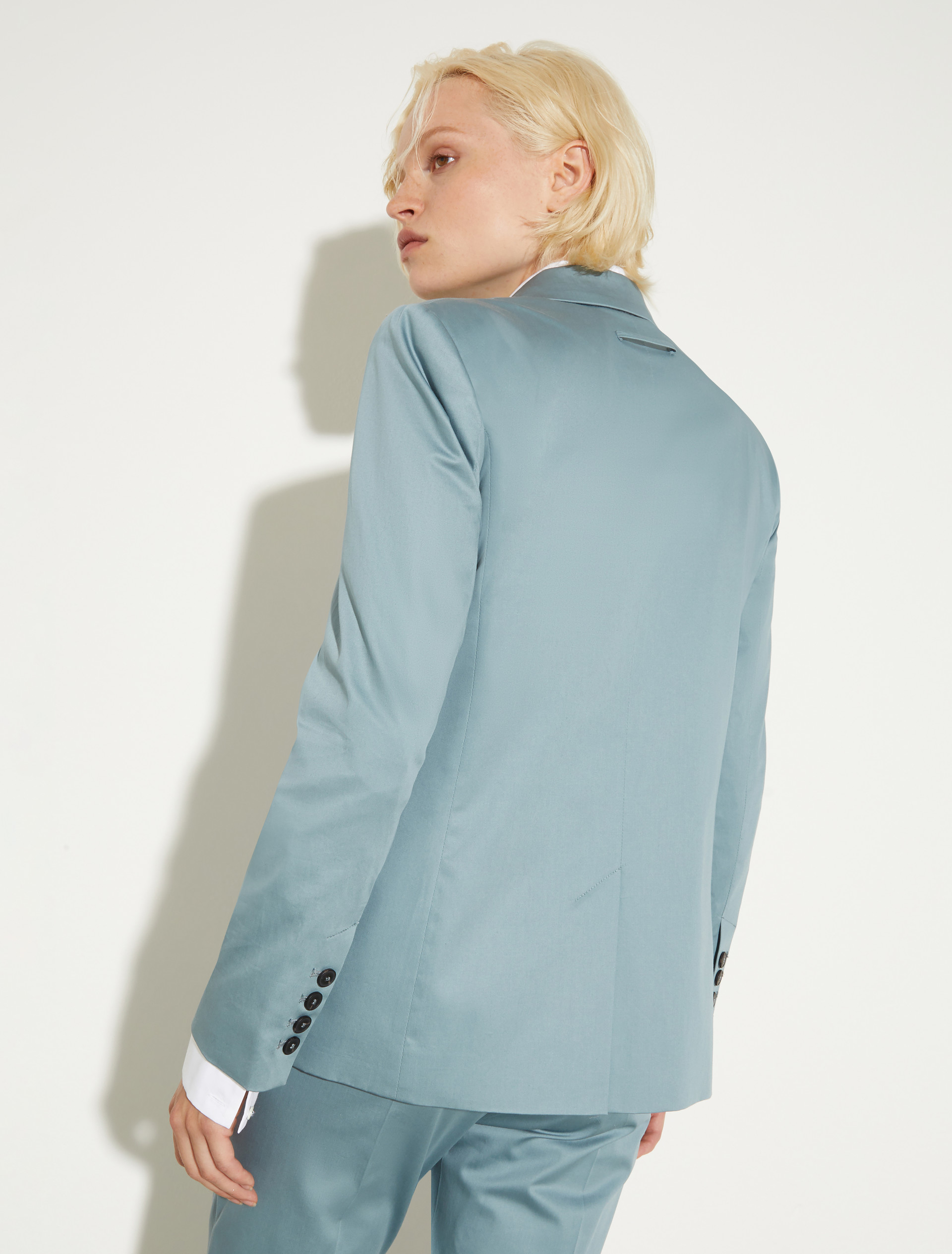 Double-breasted satin blazer - QUARTZ - MAX&Co. - 2