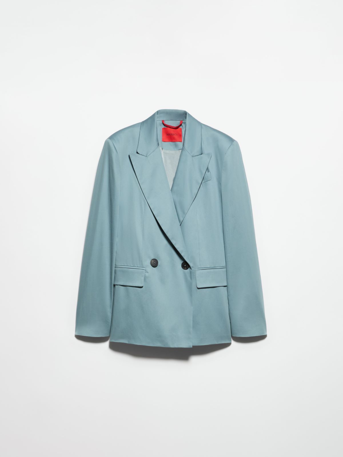 Double-breasted satin blazer - QUARTZ - MAX&Co. - 5