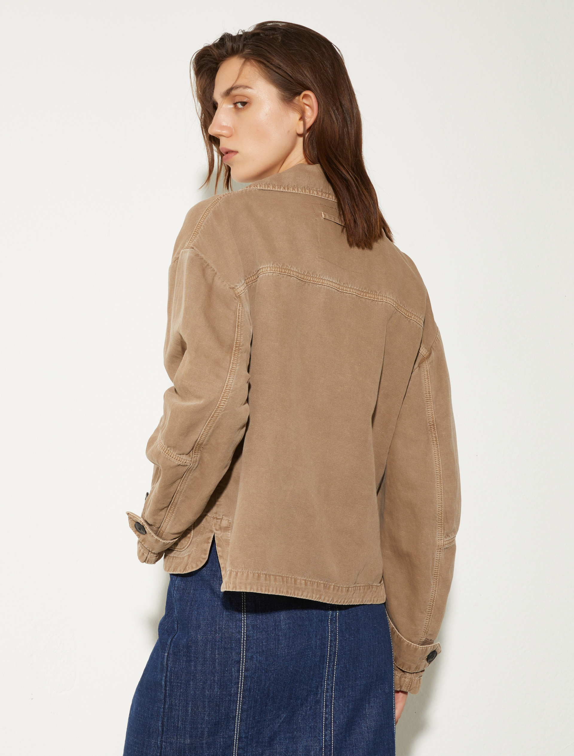 Oversized workwear jacket - COCOA - MAX&Co. - 2