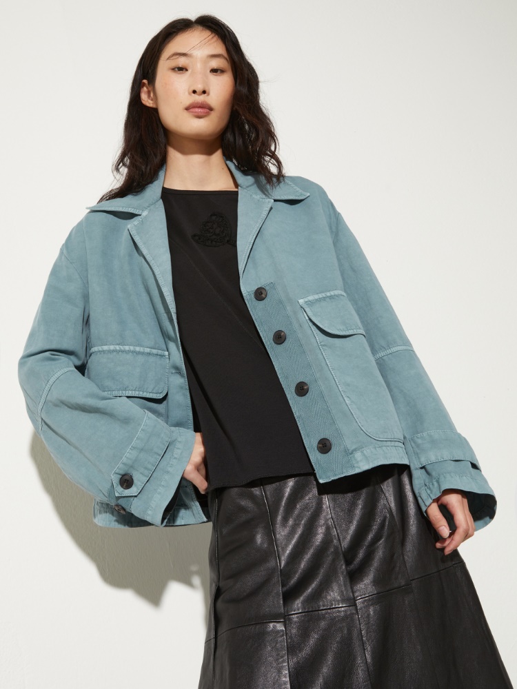 [ブーケ]  ツイル ワークウェア ジャケット - QUARTZ - MAX&Co.