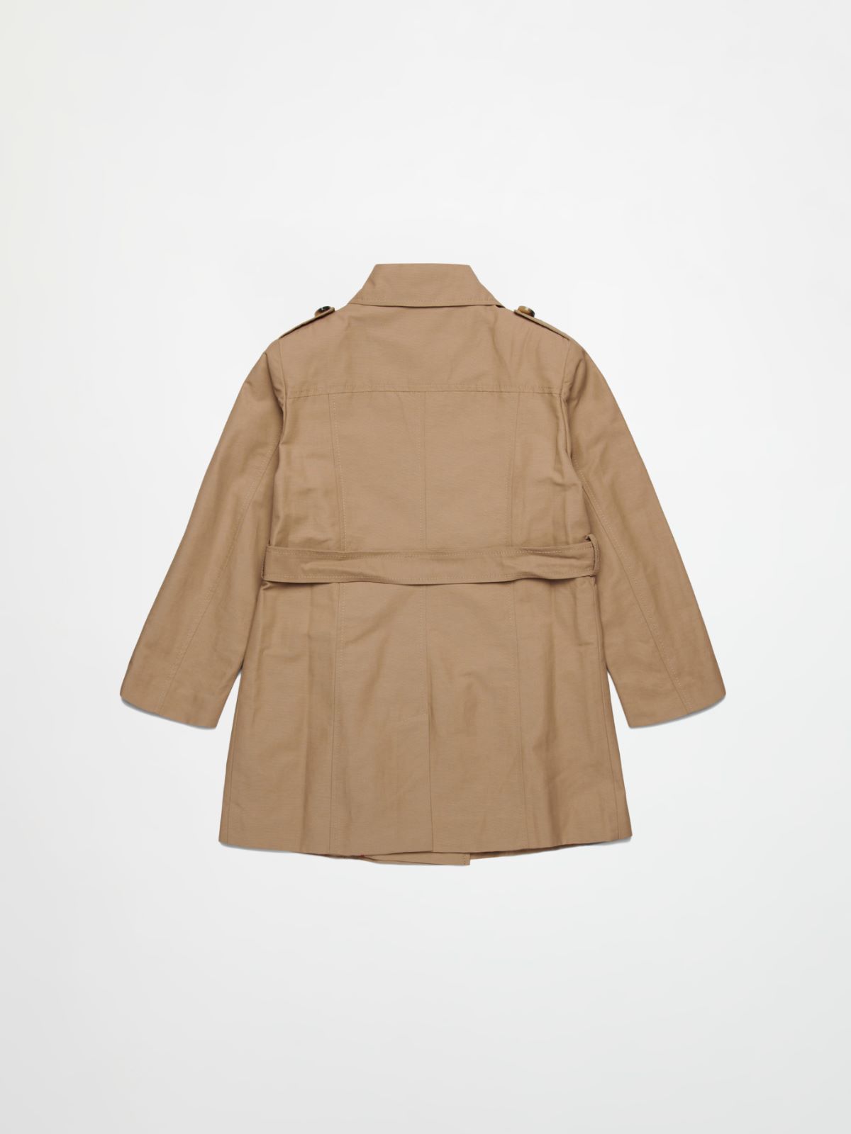 Gabardina técnica de algodón KID - HAZELNUT BROWN - MAX&Co. - 2