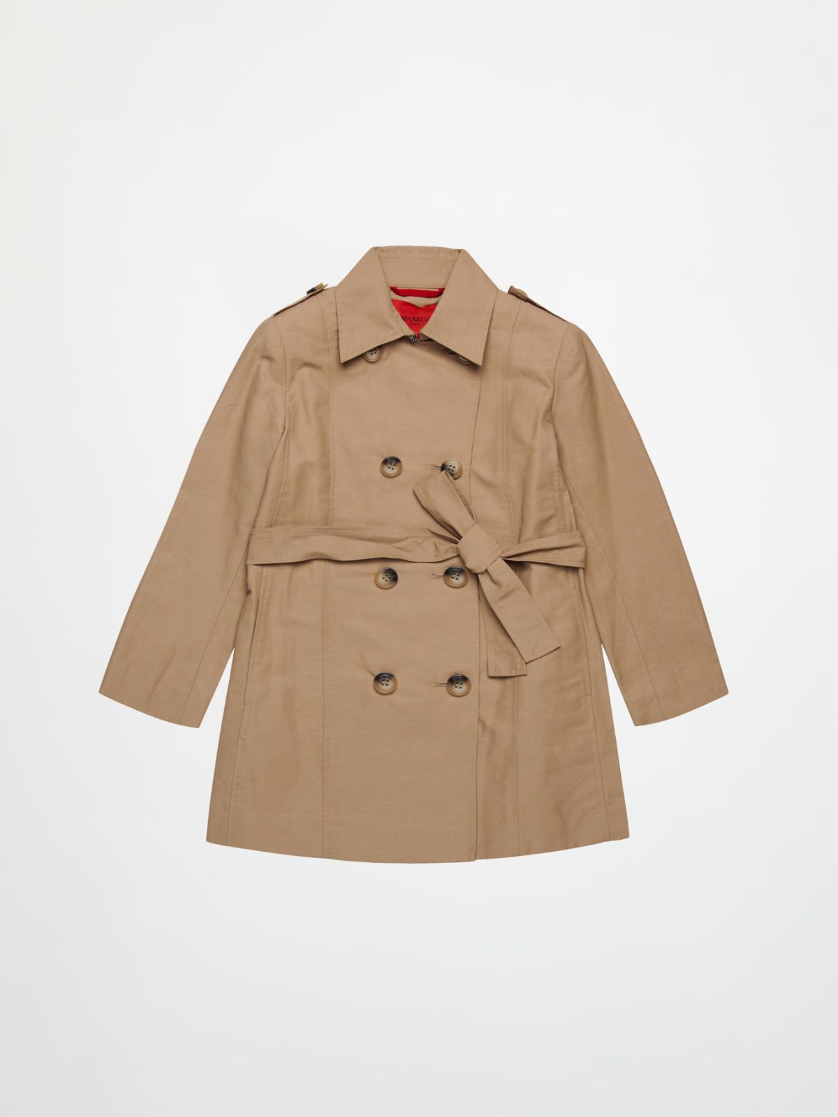 Gabardina técnica de algodón KID - HAZELNUT BROWN - MAX&Co. - 3