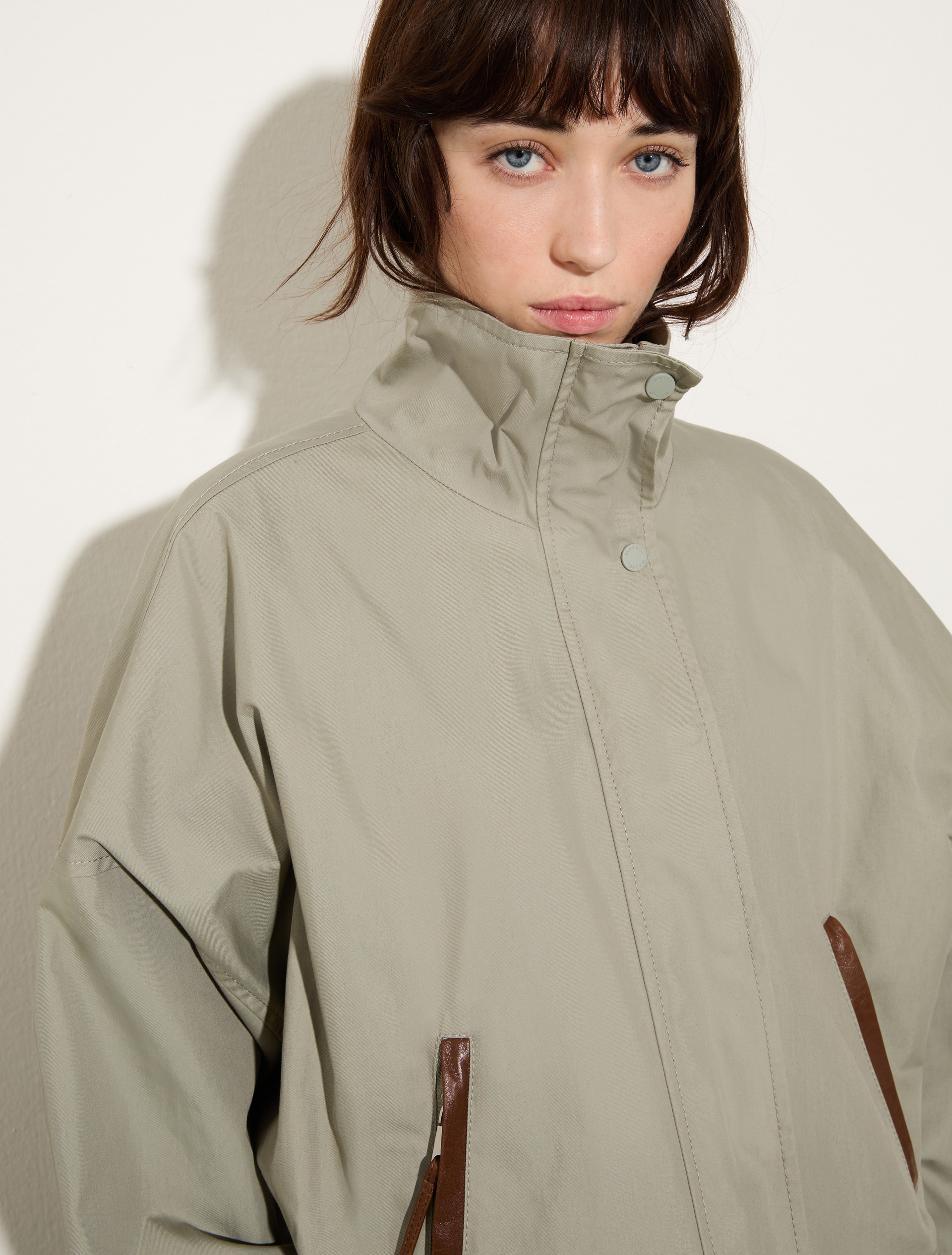 Water-repellent gabardine jacket - SAGE - MAX&Co. - 3