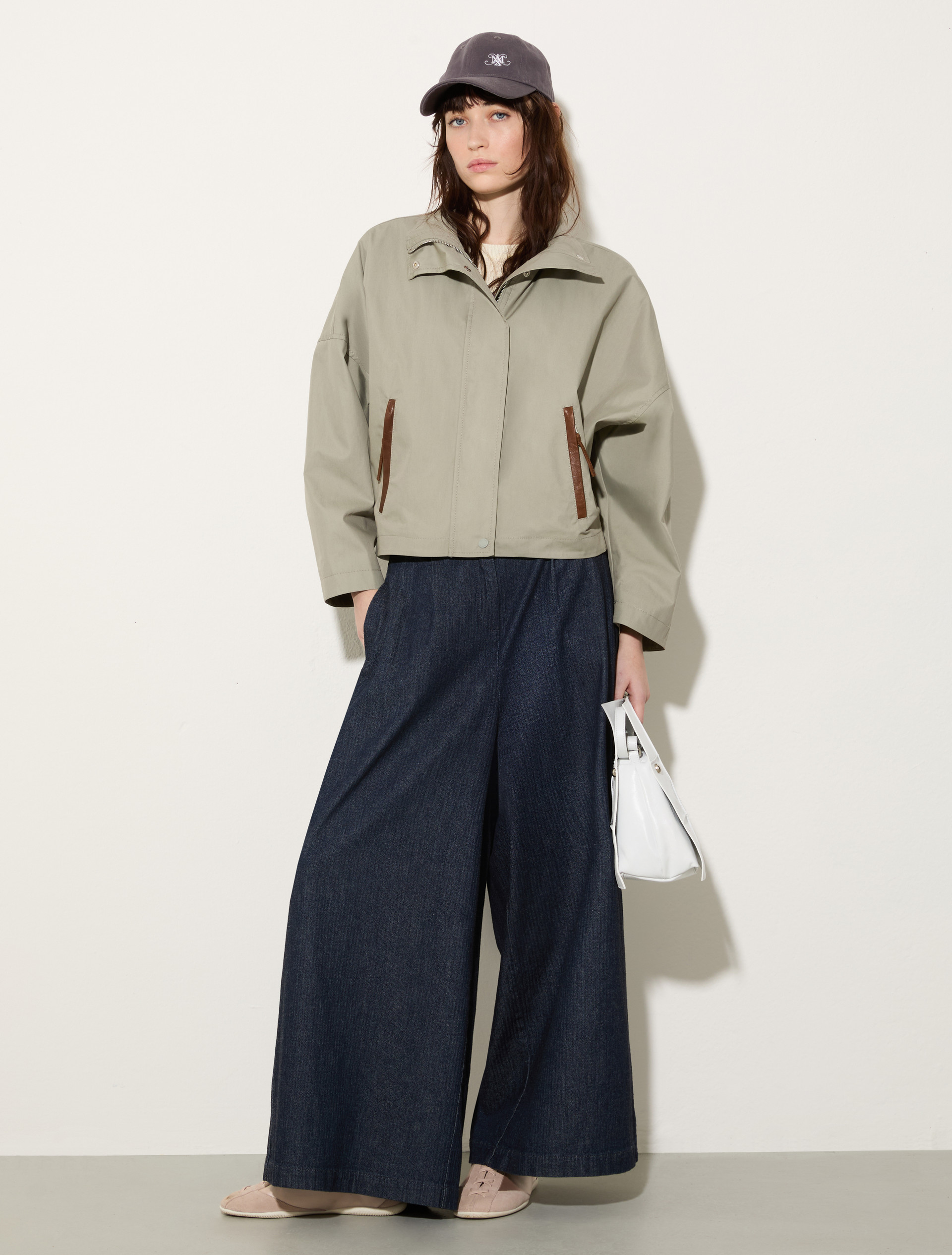 Water-repellent gabardine jacket - SAGE - MAX&Co. - 4