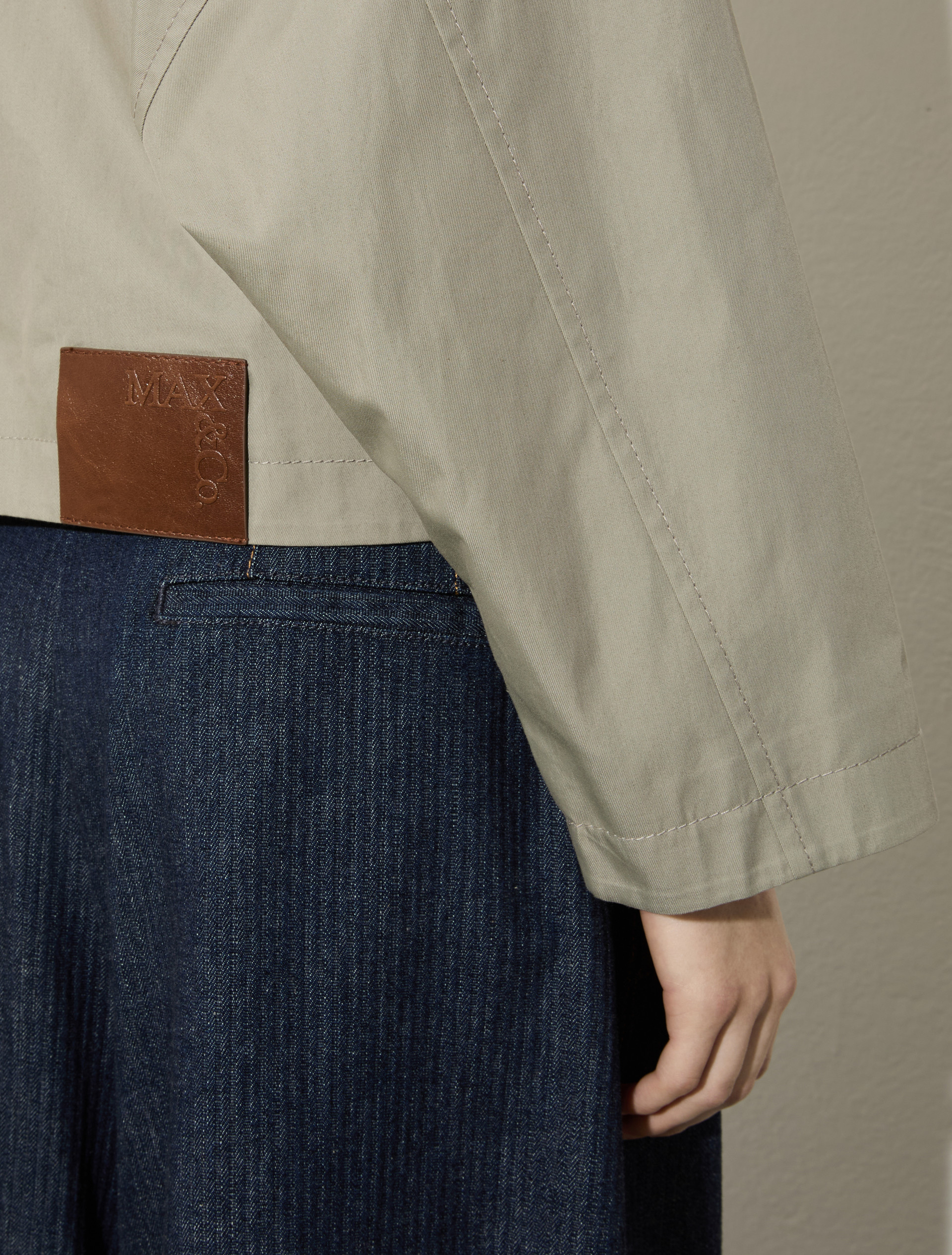 Water-repellent gabardine jacket - SAGE - MAX&Co. - 6