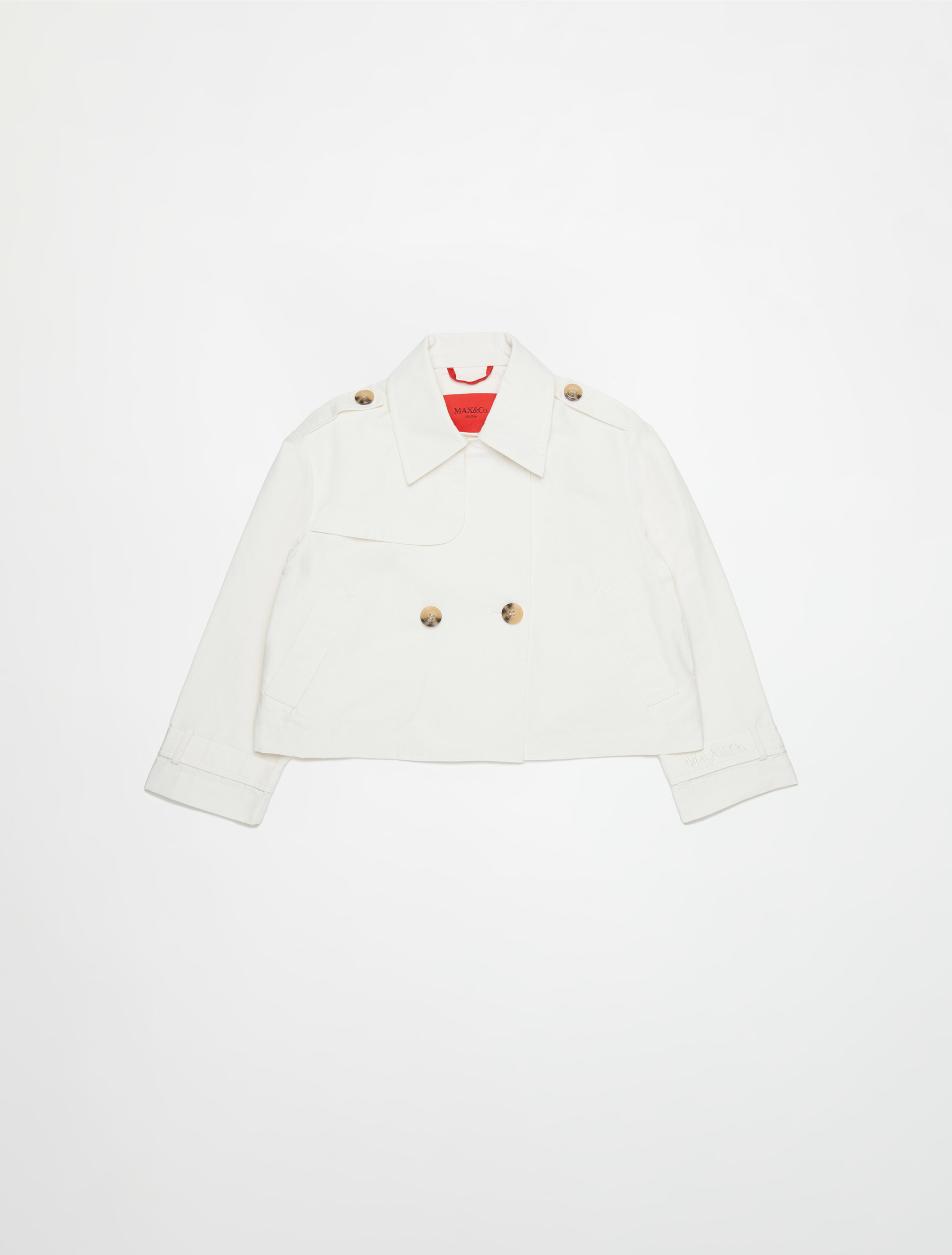 Americana cruzada con logo KID - WHITE - MAX&Co. - 3