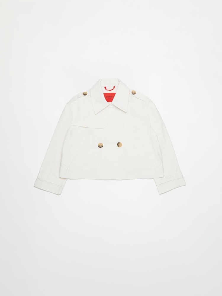 Americana cruzada con logo KID - WHITE - MAX&Co.