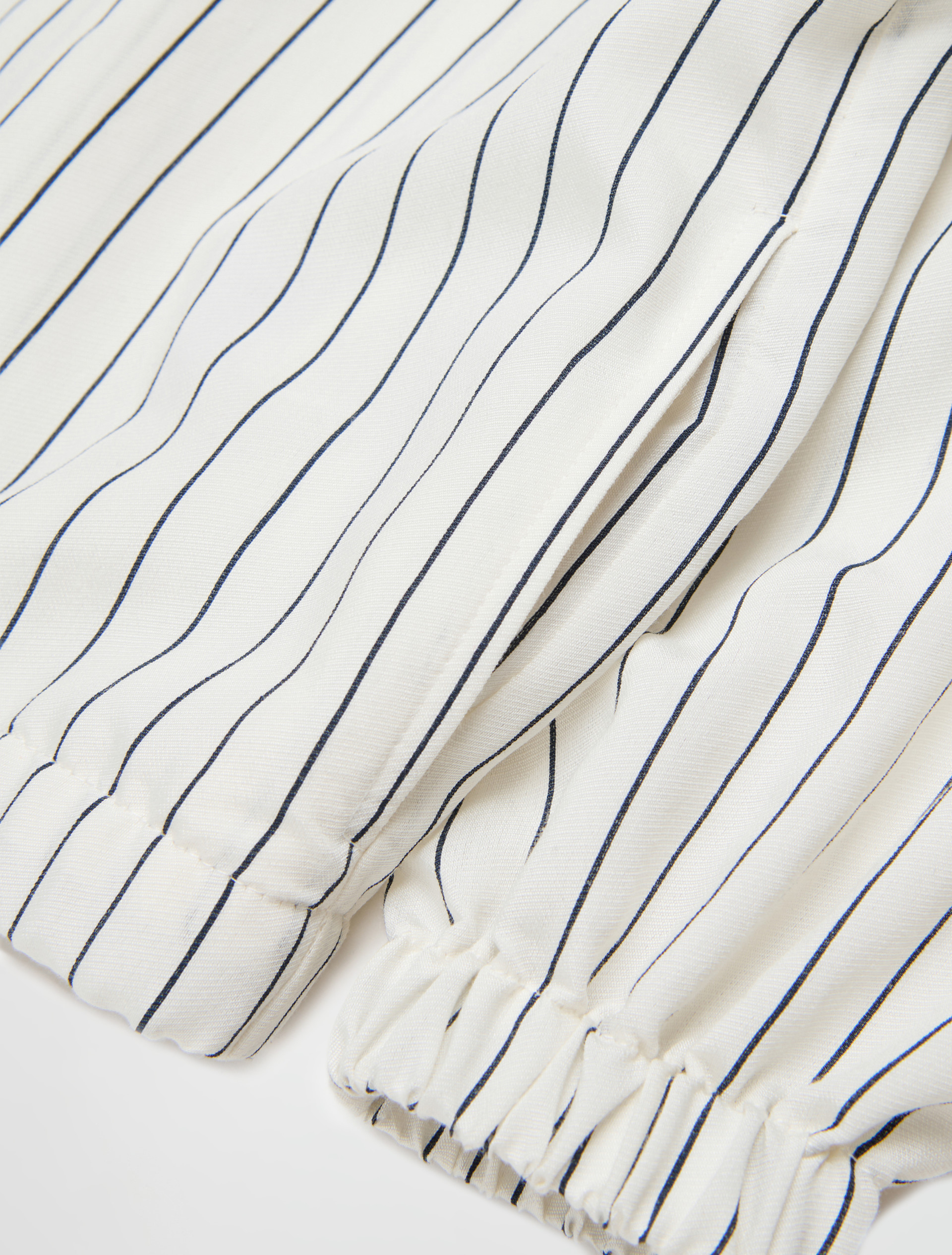 Chaqueta bomber a rayas con logo KID - WHITE - MAX&Co. - 5