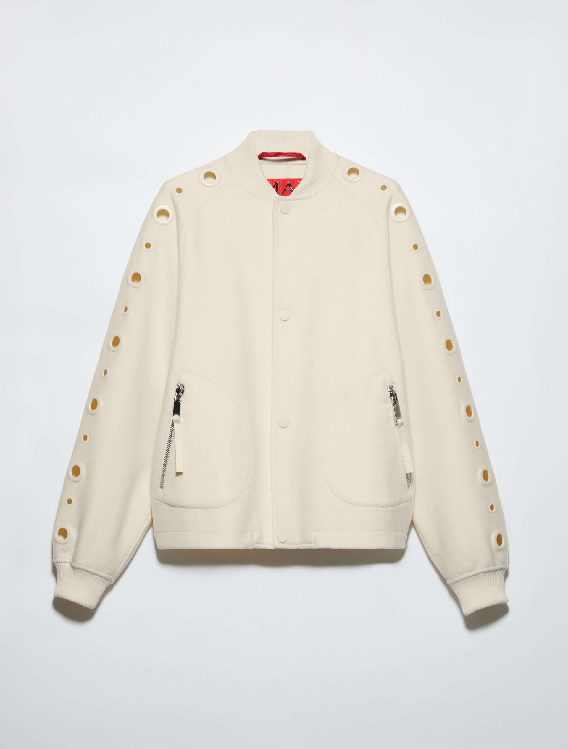 Double-woven wool bomber jacket - ICE - MAX&Co. - 5