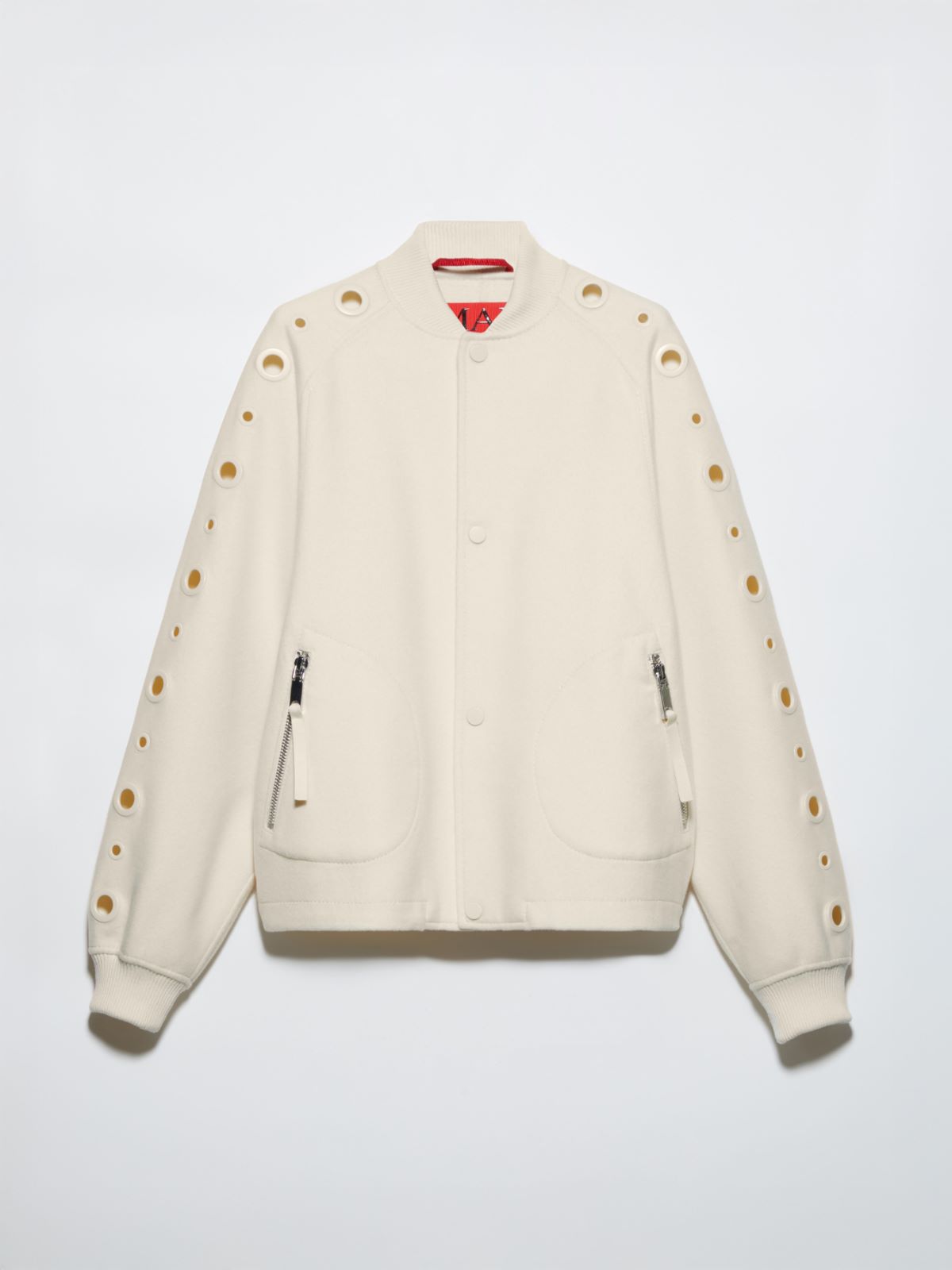 Double-woven wool bomber jacket - ICE - MAX&Co. - 5