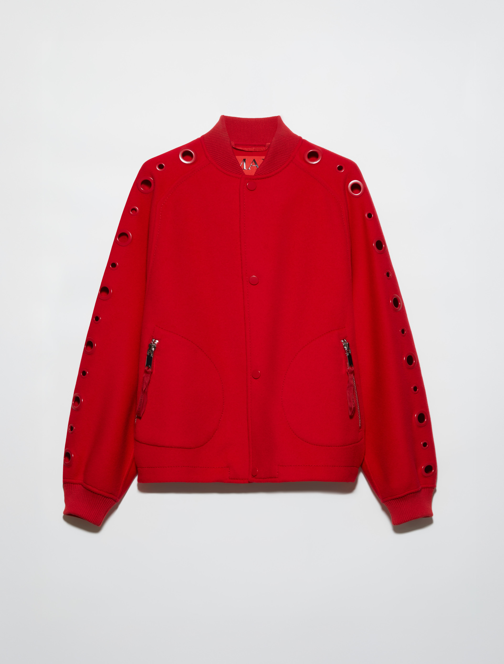 Bomber in lana con occhielli - ROSSO - MAX&Co. - 5