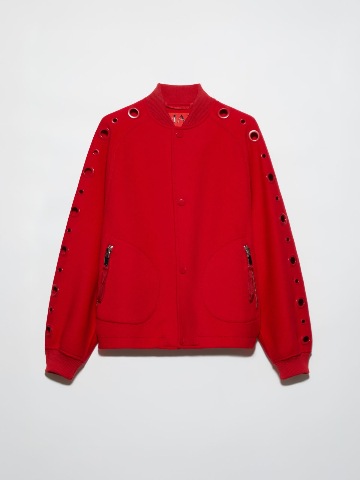 Bomber in lana con occhielli - ROSSO - MAX&Co. - 5