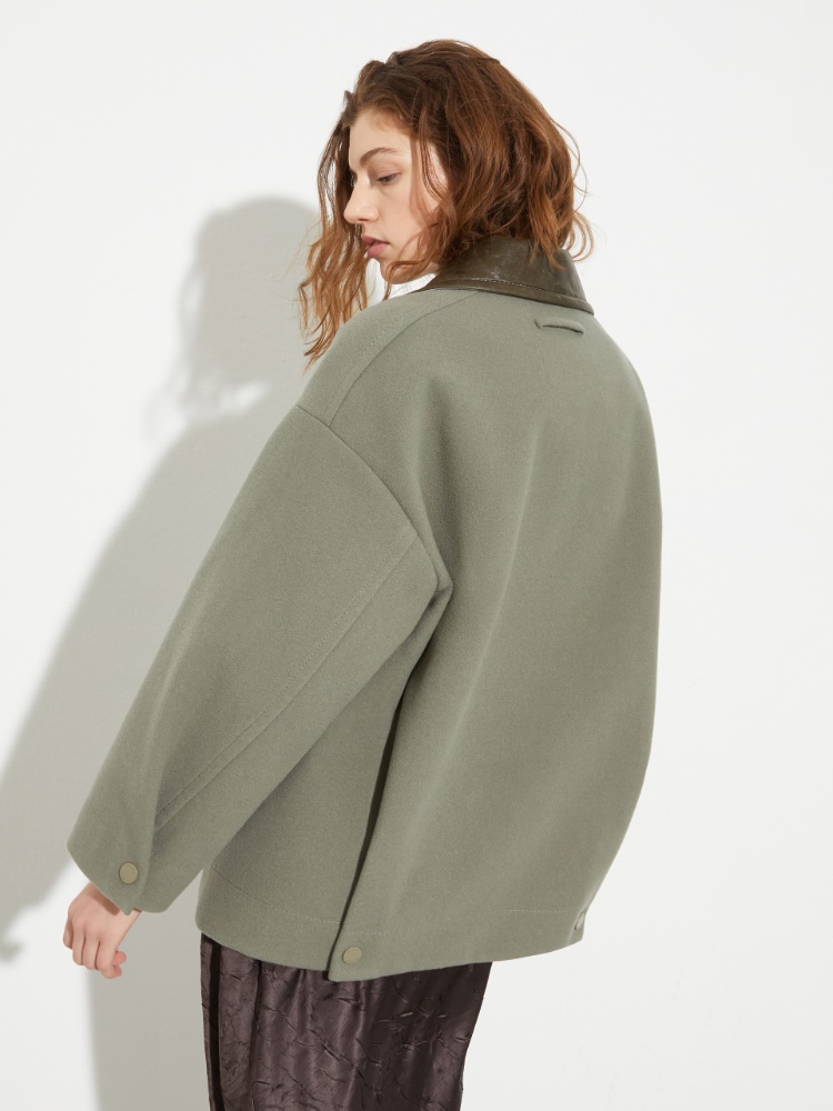 Double-woven wool shacket - MAX&Co. - 2