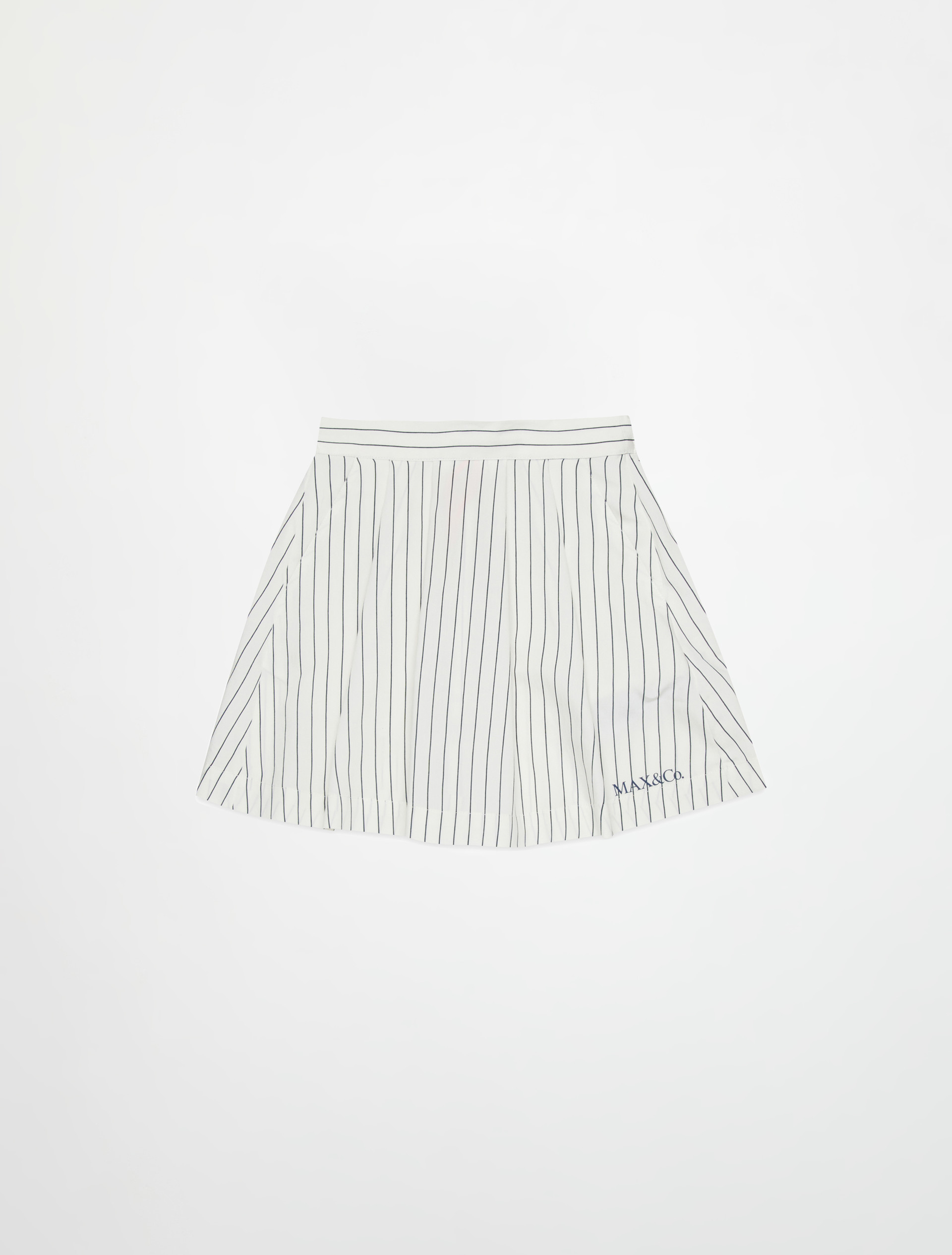 Falda de rayas con logo KID - WHITE - MAX&Co. - 3
