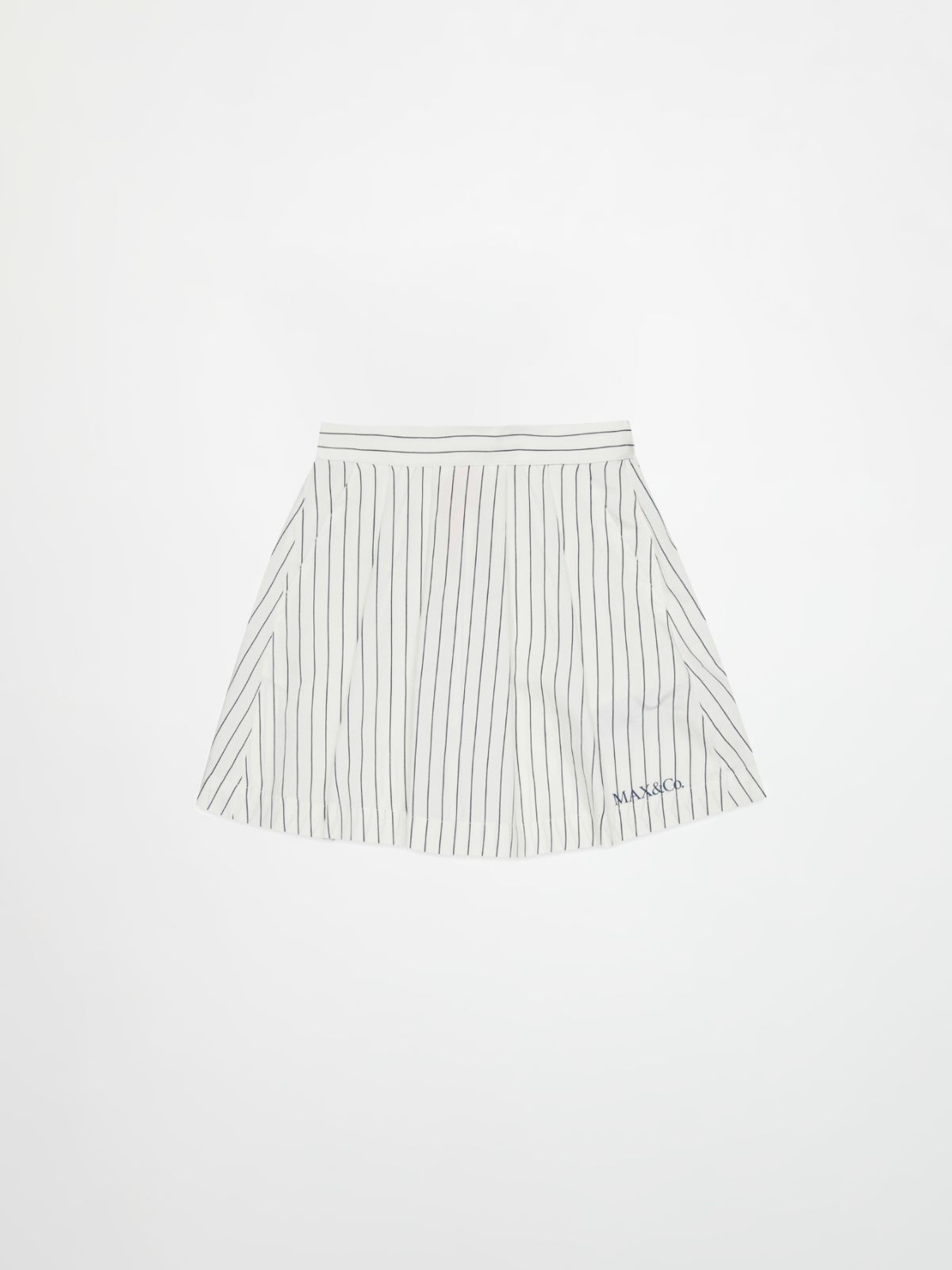 Falda de rayas con logo KID - WHITE - MAX&Co. - 3