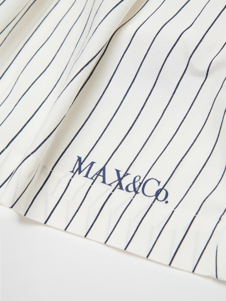 Falda de rayas con logo KID - MAX&Co. - 4