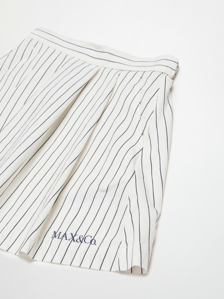 Falda de rayas con logo KID - MAX&Co. - 3