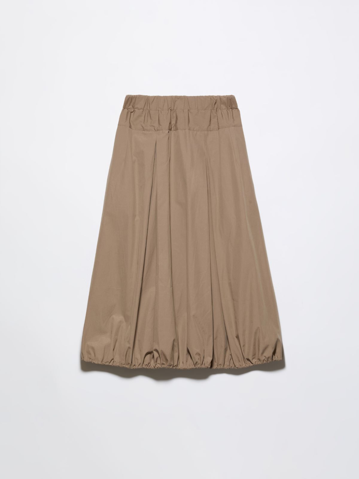 Cotton-poplin balloon midi skirt - TURTLEDOVE - MAX&Co. - 5
