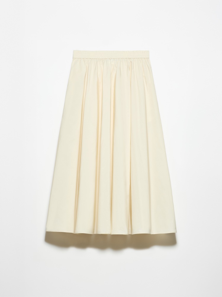 Taffeta corolla skirt - CREAM - MAX&Co.