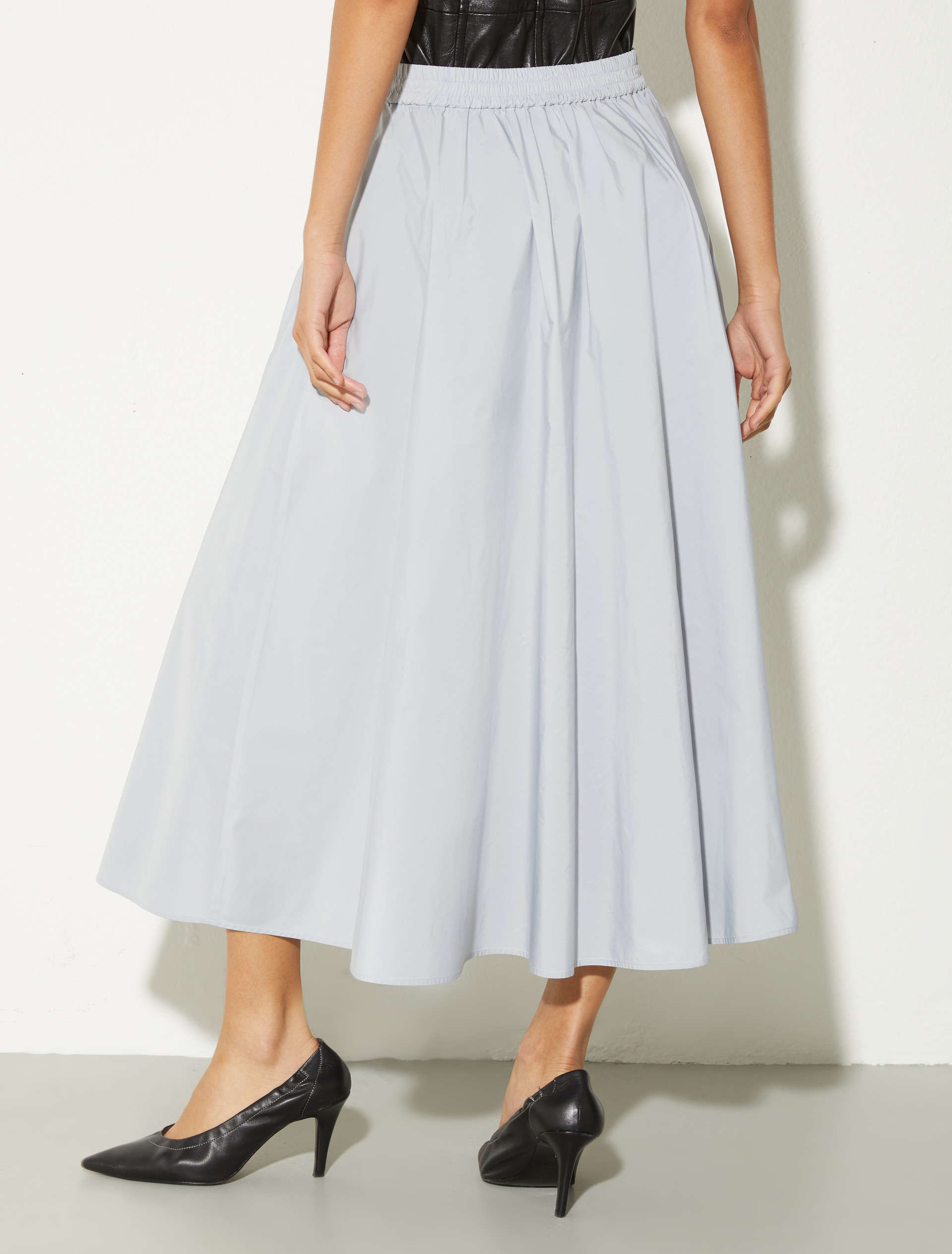 Taffeta corolla skirt - SKY-BLUE - MAX&Co.