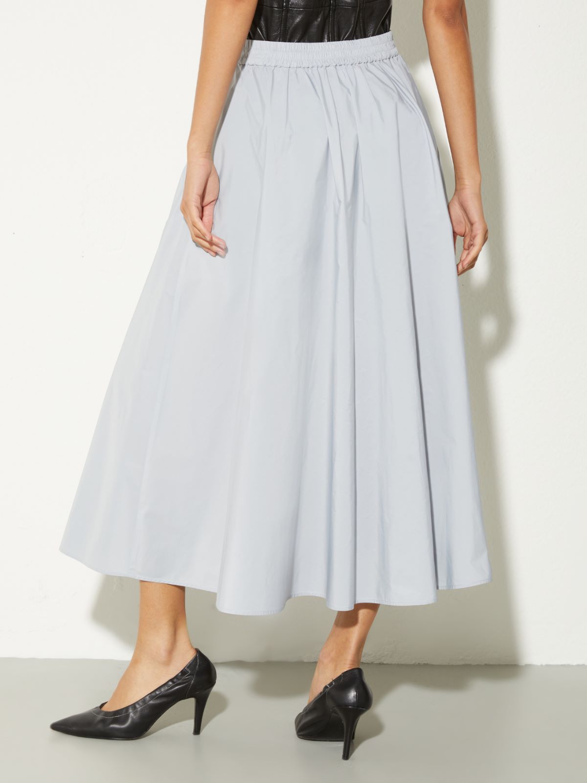 Taffeta corolla skirt - SKY-BLUE - MAX&Co.