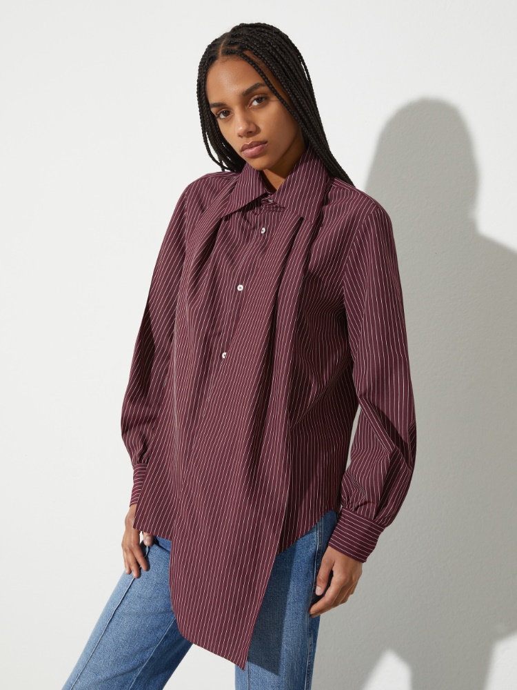 Asymmetric striped shirt - MAX&Co.