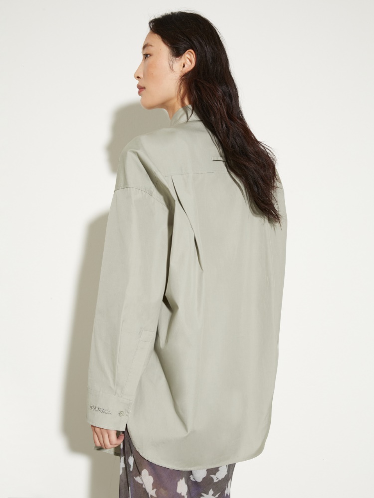 Embroidered poplin shirt - MAX&Co. - 2